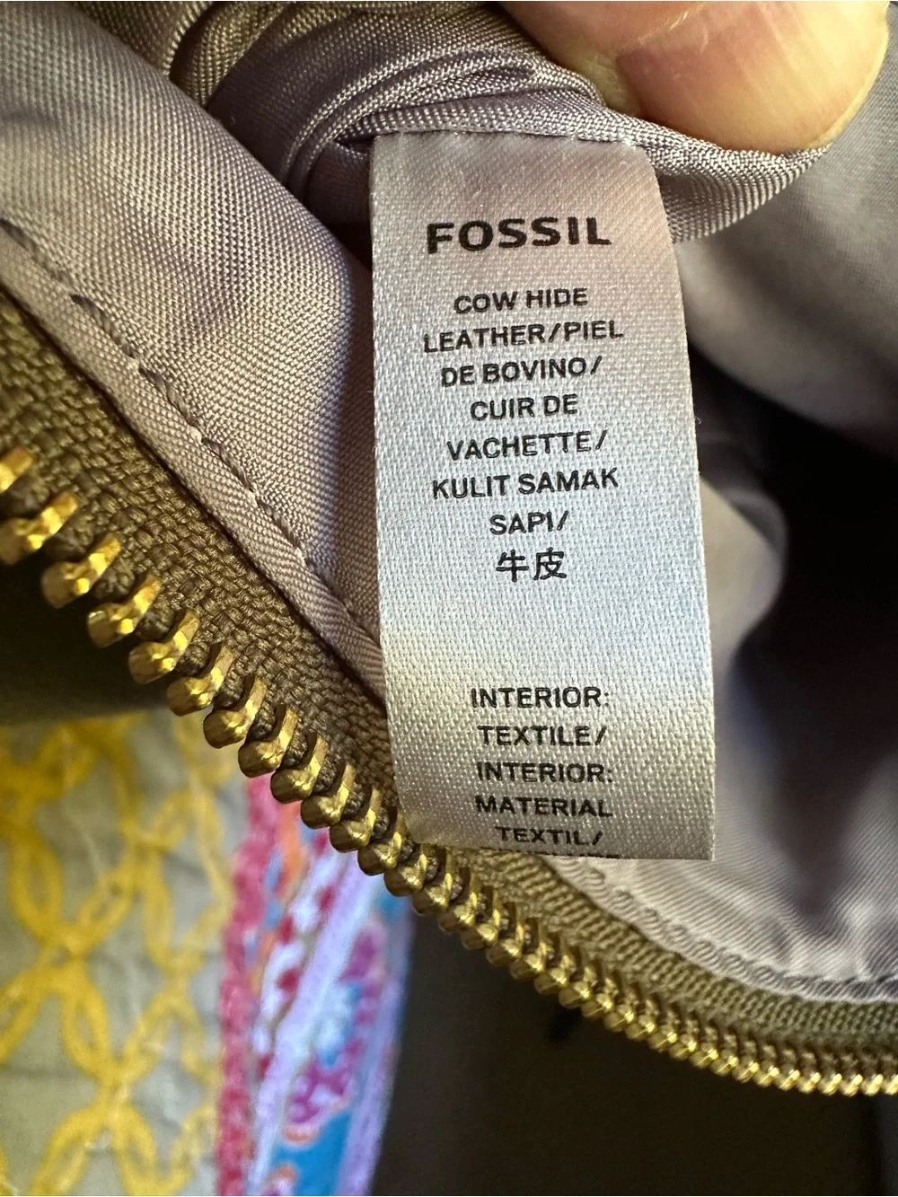 Fossil Amelia Hobo Bag Olive‎ Green Leather Shoulder Tote SHB1819
